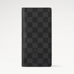 Q08 Louis Vuitton Brazza Wallet Damier Graphite Canvas