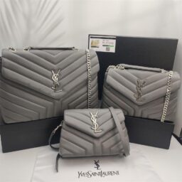 AA-169 YSLloulou 灰银小号  22*14*8.5