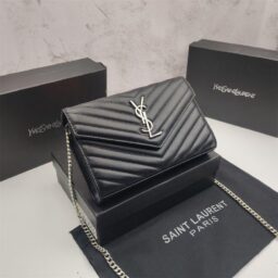 AA-044 YSL86信封 平纹银  23*14*5
