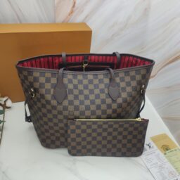 AA-045 LV老花/压花购物袋 51棕格  40*35*5