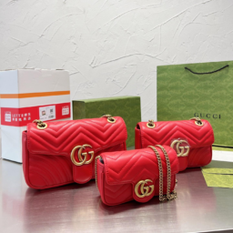 AA-246 GUCCI爱心 红金小号  16*12*5